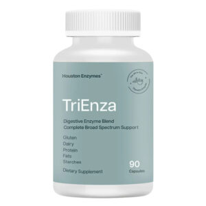 Houston Enzymes TriEnza Digestive Enzyme Supplements 90pc for Unisex