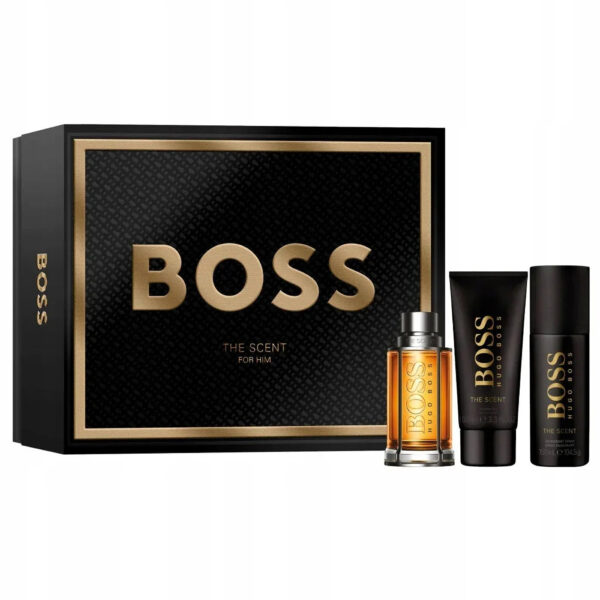 Hugo Boss Boss The Scent 3 piece Eau de Toilette for Men – 3 piece gift set