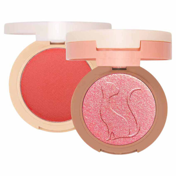 J.Cat Beauty 2 in 1 Piece of Cake Blush + Highlighter One in a Melon! for Unisex