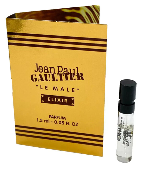 Jean Paul Gaultier Le Male Elixir Parfum for Men – 0.05 oz