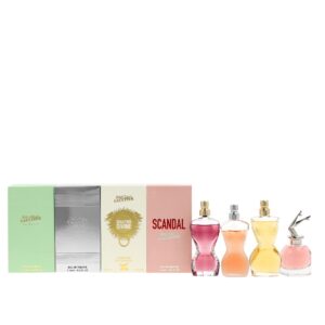 Jean Paul Gaultier Variety 4 piece Eau de Parfum for Women – 4 piece gift set