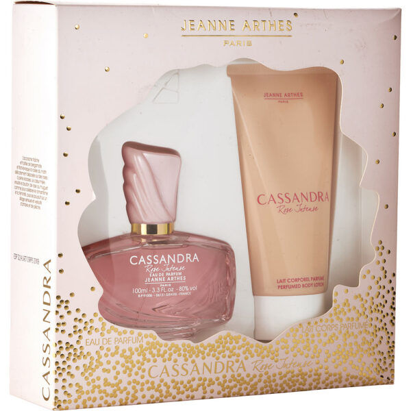 Jeanne Arthes Cassandra Rose Intense & PERFUMED BODY LOTION Eau de Parfum for Women – 3.3 oz