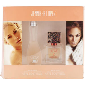 Jennifer Lopez Variety 2 PIECE VARIETY WITH GLOW & JLOVE AND ALL BOTH ARE Eau de Parfum for Women – 1 oz
