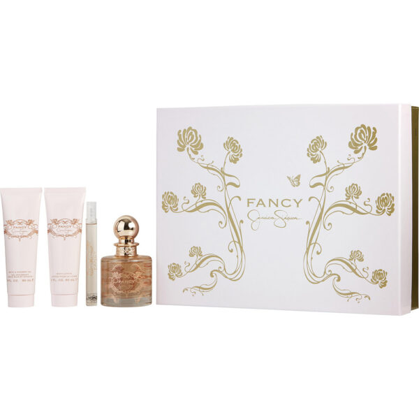 Jessica Simpson Fancy & BODY LOTION & SHOWER GEL & Eau de Parfum for Women – 3.4 oz