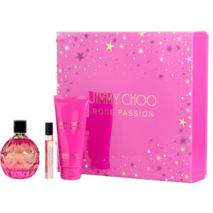 Jimmy Choo Rose Passion & BODY LOTION & Eau de Parfum for Women – 3.3 oz
