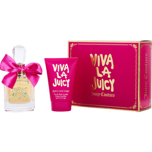 Juicy Couture Viva La Juicy & BODY SOUFFLE Eau de Parfum for Women – 3.4 oz
