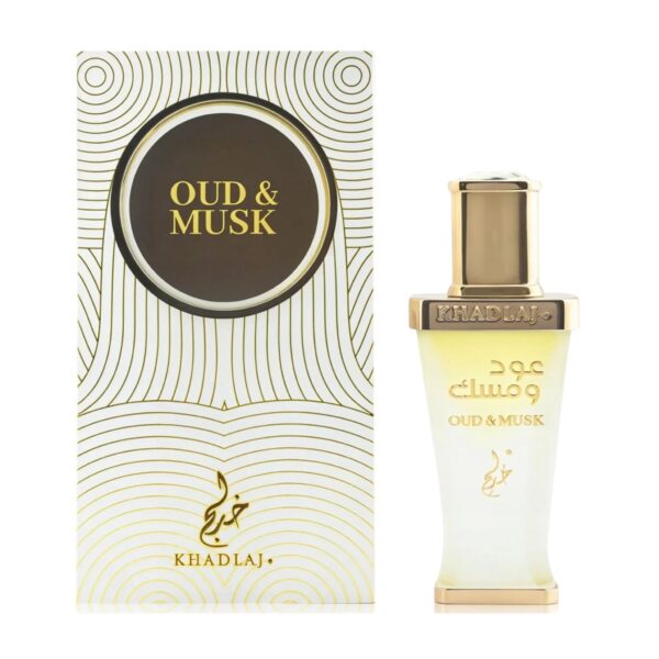 Khadlaj Oud & Musk Perfume Oil for Unisex – 0.67 oz / 20 ml