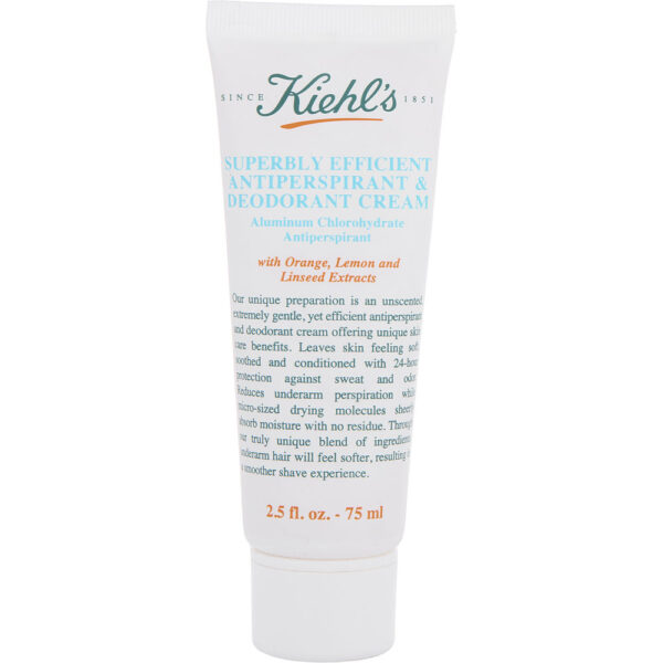 Kiehl's Superbly Efficient Anti Perspirant & Deodorant Cream for Women – 75 ml