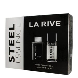 La Rive Steel Essence 2 piece Eau de Toilette for Men – 2 piece gift set