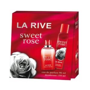 La Rive Sweet Rose 2 piece Eau de Parfum for Women – 2 piece gift set
