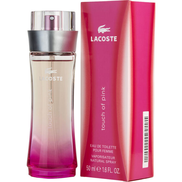 Lacoste Touch Of Pink Eau de Toilette for Women – 1.6 oz