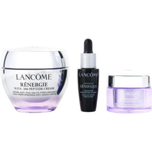 Lancome Renergie & Genifique : Renergie H.P.N. 300 Peptide Cream + Renergie H.P.N. 300 Peptide Cream + Advanced Genifique Youth Activating Concentrate 3pcs for Women – 50 ml