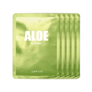 LAPCOS Daily Aloe Soothing Mask 5pc for Unisex