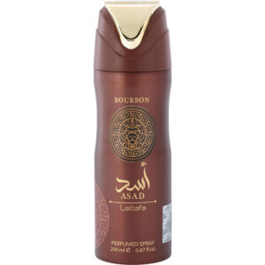 Lattafa Asad Bourbon Body Spray for Men – 6.7 oz