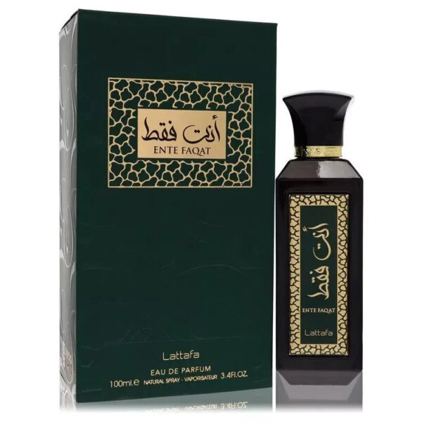 Lattafa Ente Faqat Eau de Parfum for Unisex – 3.4 oz / 100 ml
