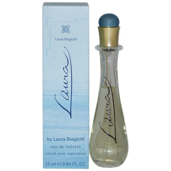 Laura Biagiotti Laura Eau de Toilette for Women – 0.8 oz / 25 ml