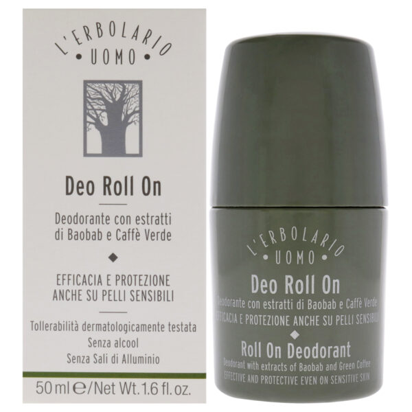 L'Erbolario Uomo Roll On Deodorant for Unisex