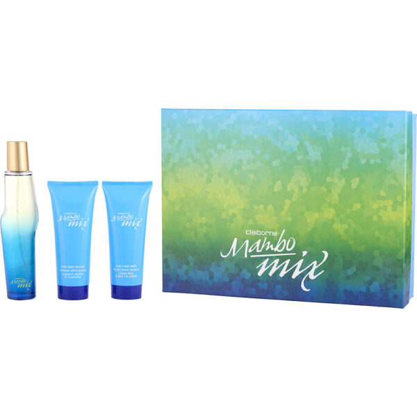 Liz Claiborne Mambo Mix & HAIR AND BODY WASH & AFTERSHAVE SOOTHER Cologne for Men – 3.4 oz