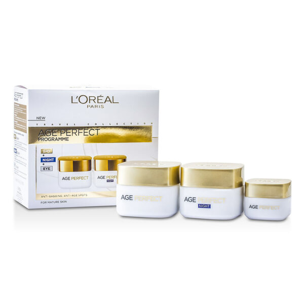 L'oreal Age Perfect Programme: Day Cream + Eye Cream + Night Cream 3pcs for Women