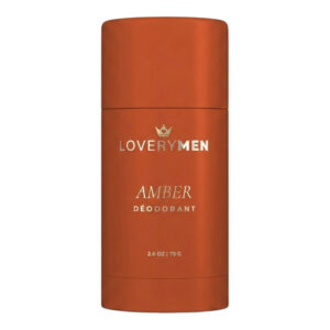 Lovery Aluminum Free Deodorant Stick 24 Hour Odor Control Amber for Unisex