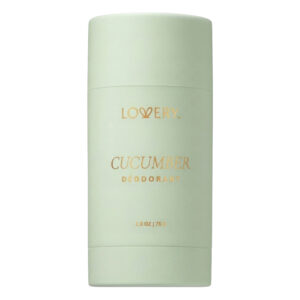 Lovery Aluminum Free Deodorant Stick 24 Hour Odor Control Cucumber for Unisex