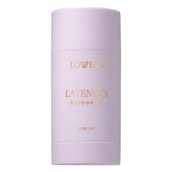 Lovery Aluminum Free Deodorant Stick 24 Hour Odor Control Lavender for Women