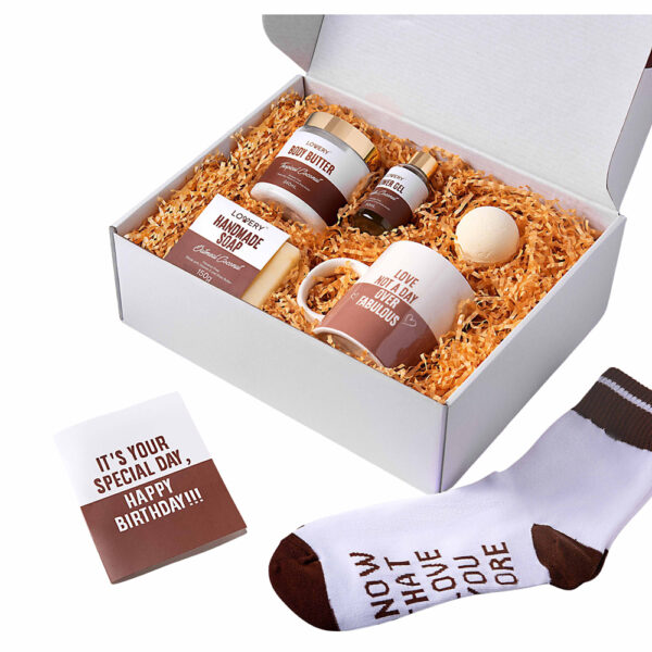 Lovery Birthday Gift Box Inspirational Spa for Unisex
