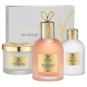 Lovery Blush Cristal Lotion and Candle Eau de Parfum for Women