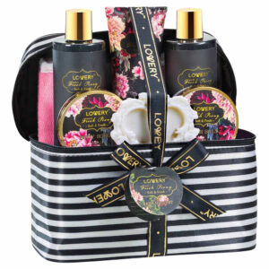 Lovery Fresh Peony Spa Gift Basket for Unisex