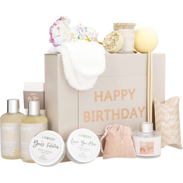 Lovery Variety 20 PC BIRTHDAY HOME BATH AND SPA GIFT BASKET for Unisex