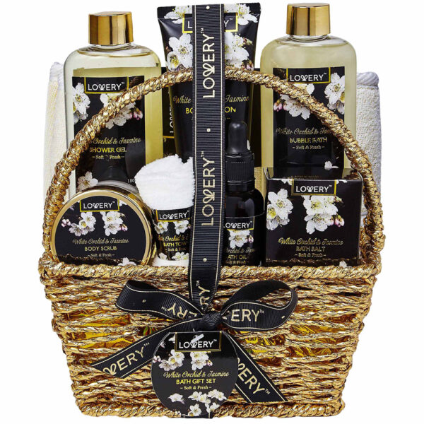 Lovery White Orchid Home Bath for Women