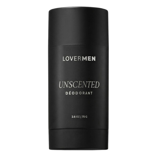 LoveryMen Aluminum Free Deodorant Stick 24 Hour Odor Control Unscented for Men