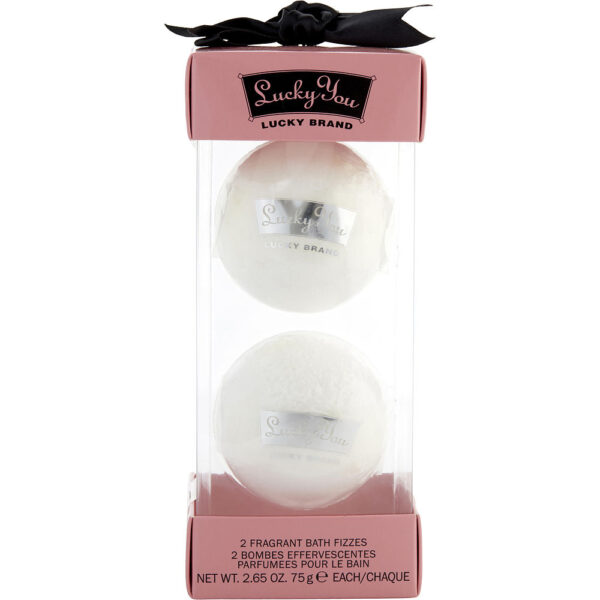 Lucky Brand Lucky You BATH FIZZ QUANTITY OF TWO for Women – 2.65 oz