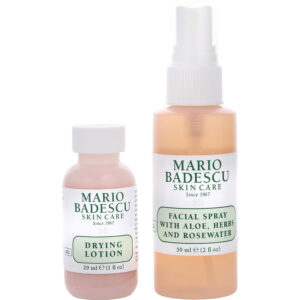 Mario Badescu Grab And Go : Drying Lotion + Facial With Aloe Herbs and Rosewater 2pcs for Unisex – 29 ml