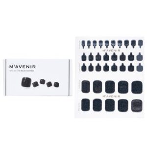 MavenirNail Sticker Black # The Milky Way Pedi 36pcs for Unisex – 36pcs