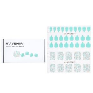 MavenirNail Sticker Blue # Shell With Jade Pedi 36pcs for Unisex – 36pcs
