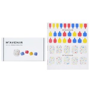 MavenirNail Sticker Patterned # Mint Cream Dot Pedi 36pcs for Unisex – 36pcs