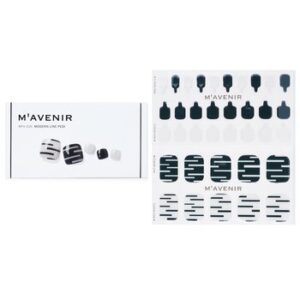 MavenirNail Sticker Patterned # Modern Line Pedi 36pcs for Unisex – 36pcs