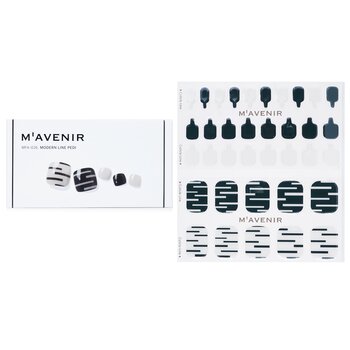 MavenirNail Sticker Patterned # Modern Line Pedi 36pcs for Unisex – 36pcs