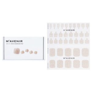 MavenirNail Sticker Pink # Fiesta Shampagne Pedi 36pcs for Unisex – 36pcs
