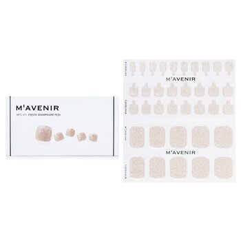 MavenirNail Sticker Pink # Fiesta Shampagne Pedi 36pcs for Unisex – 36pcs