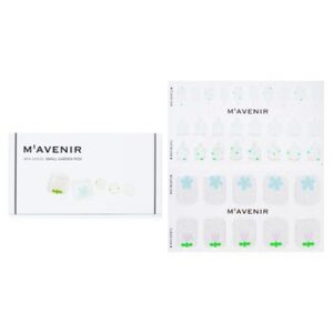 MavenirNail Sticker White # Small Garden Pedi 36pcs for Unisex – 36pcs