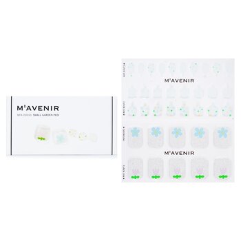 MavenirNail Sticker White # Small Garden Pedi 36pcs for Unisex – 36pcs