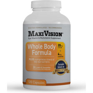 MaxiVision Whole Body Formula Capsules 120pc for Unisex