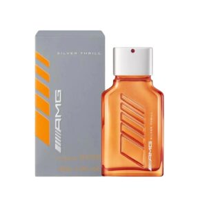 Mercedes-Benz Mercedes Benz Mercedes Benz AMG Silver Thrill Eau de Parfum for Men – 2 oz / 60 ml
