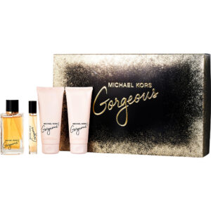 Michael Kors Gorgeous! & BODY LOTION & SHOWER GEL & Eau de Parfum for Women – 3.4 oz