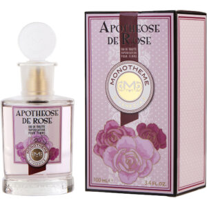Monotheme Venezia Apotheose De Rose Eau de Toilette for Women – 3.4 oz