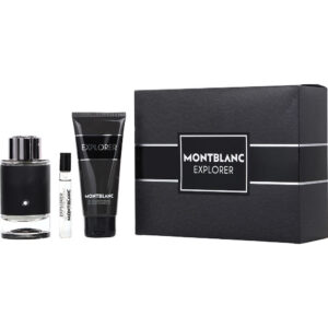 Mont Blanc Explorer & SHOWER GEL & Eau de Parfum for Men – 3.3 oz