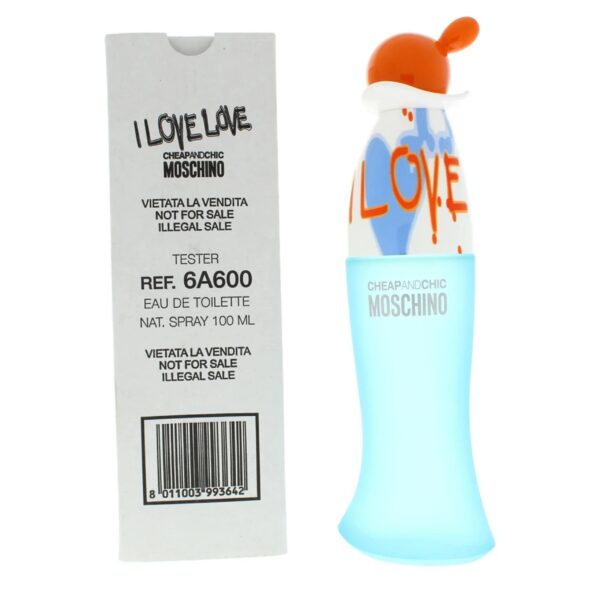 Moschino Cheap & Chic I Love Love Eau de Toilette for Women – 3.4 oz