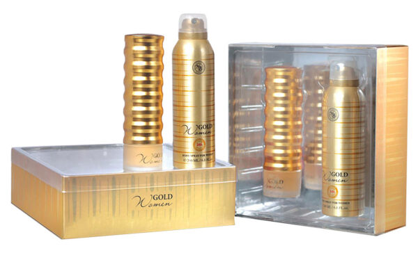 New Brand Gold Women 2 piece Eau de Parfum for Women – 2 piece gift set